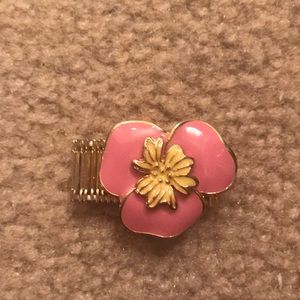 Lilly Pulitzer Pink Flower Ring
